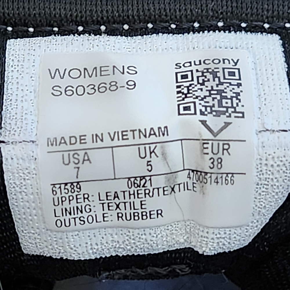 Saucony Black and White Women's Sneakers - Picture 8 of 8